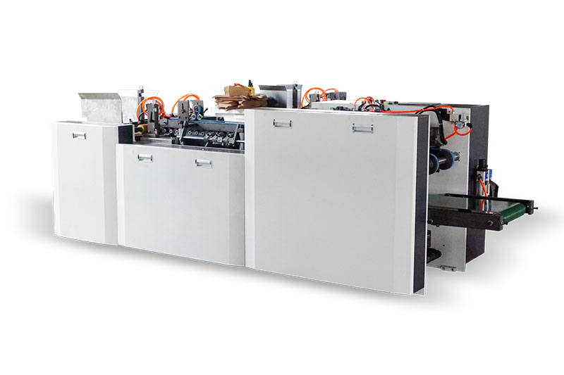 HBJ-D300全自動(dòng)西點(diǎn)紙盒成型機(jī)（上膠、折邊、成型一體機(jī)）